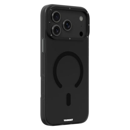 YOUNGKIT Matte PET TPU Magnetic Phone Case, For iPhone 17 Pro Max, For iPhone 17 Pro