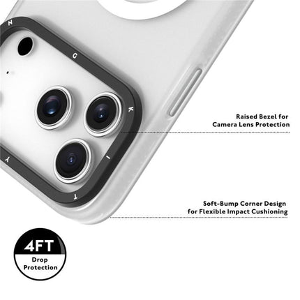YOUNGKIT Matte PET TPU Magnetic Phone Case, For iPhone 17 Pro Max, For iPhone 17 Pro