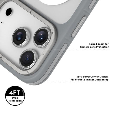 YOUNGKIT Rocky Sand Skin-Touch Matte TPU PC Hybrid Magnetic Phone Case, For iPhone 17 Pro Max, For iPhone 17 Pro