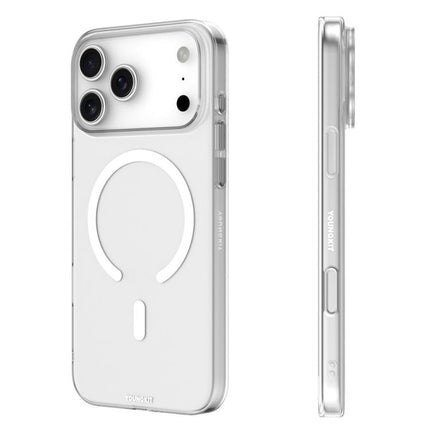 YOUNGKIT Crystal Shield PC Magnetic Phone Case, For iPhone 17 Pro Max, For iPhone 17 Pro