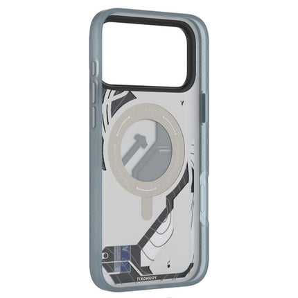 YOUNGKIT Starship Series Rotation Holder IMD TPU Magnetic Phone Case, For iPhone 17 Pro Max, For iPhone 17 Pro