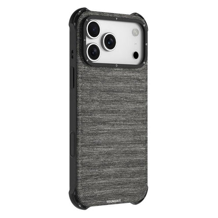 YOUNGKIT Jeans Cloth Texture TPU Canvas Magnetic Phone Case, For iPhone 17 Pro Max, For iPhone 17 Pro