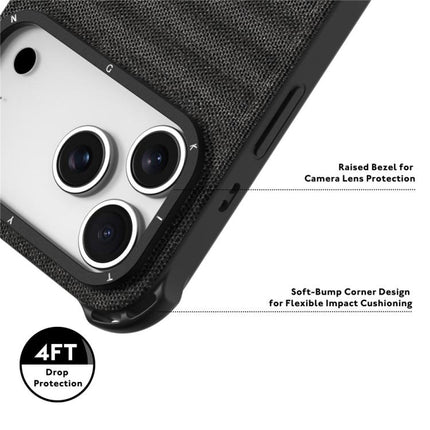 YOUNGKIT Jeans Cloth Texture TPU Canvas Magnetic Phone Case, For iPhone 17 Pro Max, For iPhone 17 Pro
