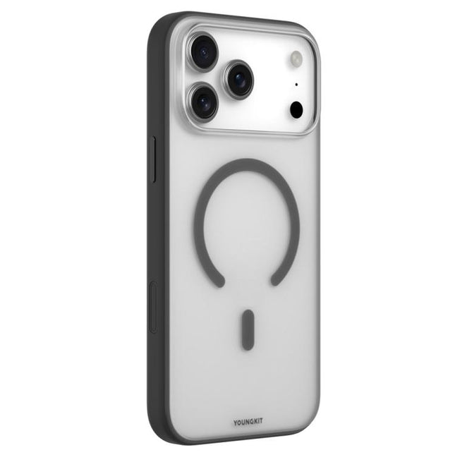 YOUNGKIT Clear Series Magnetic TPU PC Hybrid Phone Case, For iPhone 17 Pro Max, For iPhone 17 Pro