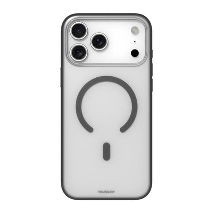 YOUNGKIT Clear Series Magnetic TPU PC Hybrid Phone Case, For iPhone 17 Pro Max, For iPhone 17 Pro