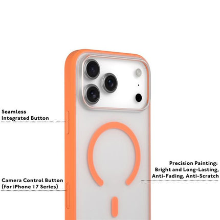 YOUNGKIT Clear Series Magnetic TPU PC Hybrid Phone Case, For iPhone 17 Pro Max, For iPhone 17 Pro
