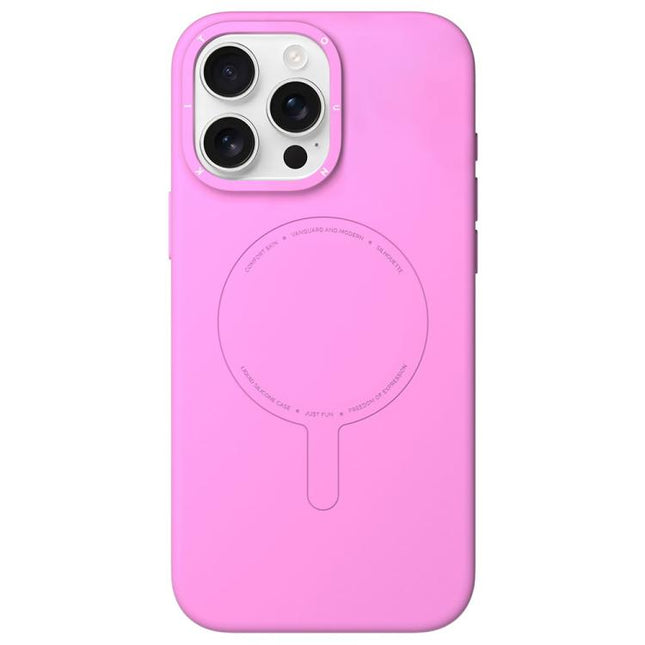 YOUNGKIT Morandi Series Magnetic Liquid Silicone PC Phone Case, For iPhone 16 Pro Max, For iPhone 16 Pro