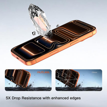 Mutural Easy Install Dust-Free Chamber Anti-Reflective Tempered Glass Film, For iPhone 17 Pro Max, For iPhone 17 Pro