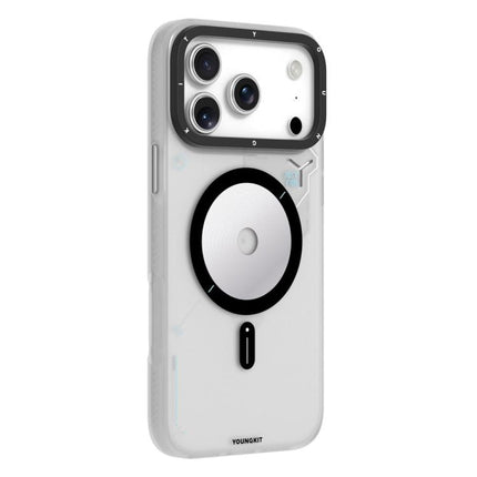YOUNGKIT Disc Design Series TPU PC Hybrid Magnetic Phone Case, For iPhone 17 Pro Max, For iPhone 17 Pro
