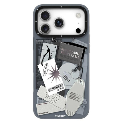 YOUNGKIT Interdimensional Series Magnetic Matte IMD TPU Phone Case, For iPhone 17 Pro Max, For iPhone 17 Pro