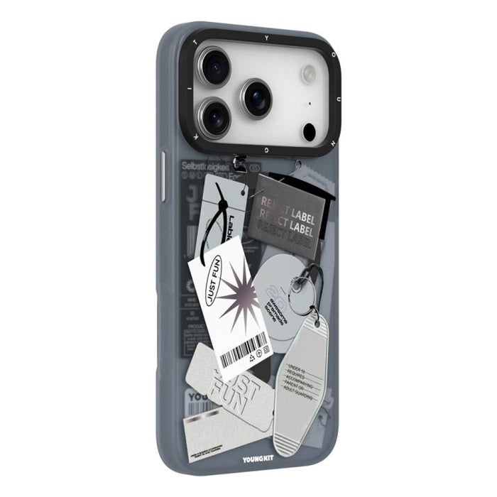 YOUNGKIT Interdimensional Series Magnetic Matte IMD TPU Phone Case, For iPhone 17 Pro Max, For iPhone 17 Pro