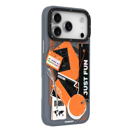 YOUNGKIT Interdimensional Series Magnetic Matte IMD TPU Phone Case, For iPhone 17 Pro Max, For iPhone 17 Pro