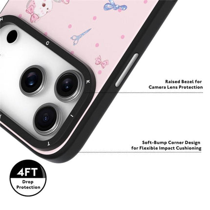 YOUNGKIT Cute Animal Time Series Magnetic IMD TPU Phone Case, For iPhone 17 Pro Max, For iPhone 17 Pro