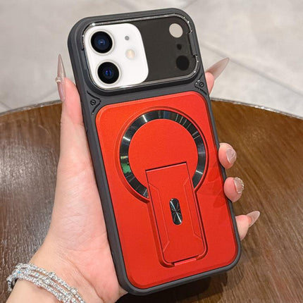 Shockproof Lens Cover Magnetic Phone Case with Hidden Holder, For iPhone 11