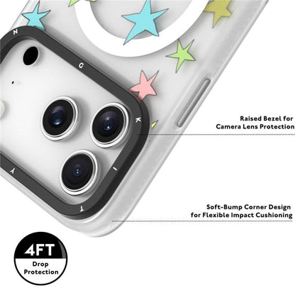 YOUNGKIT Sweetheart Story Series Magnetic IMD TPU Phone Case, For iPhone 17 Pro Max, For iPhone 17 Pro