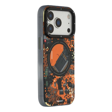 YOUNGKIT Camouflage Sack2.0 Series Magnetic TPU PC Hybrid Phone Case, For iPhone 17 Pro Max, For iPhone 17 Pro