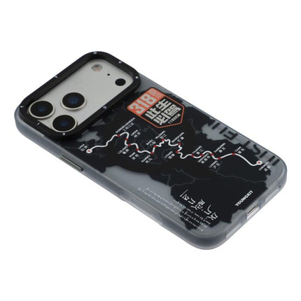 YOUNGKIT Highway Trajectory Series Magnetic TPU PC Hybrid Phone Case, For iPhone 17 Pro Max, For iPhone 17 Pro