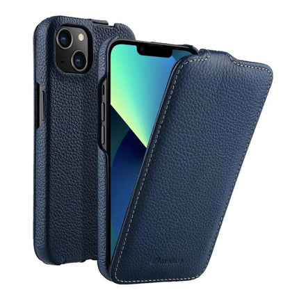 melkco Litchi Texture Vertical Flip Magnetic Genuine Leather Phone Case, For iPhone 14 Pro Max, For iPhone 13 Pro Max, For iPhone 13 Pro, For iPhone 13