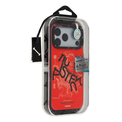 YOUNGKIT Loong Horse Spirit Series Magnetic TPU PC Hybrid Phone Case, For iPhone 17 Pro Max, For iPhone 17 Pro