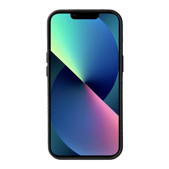melkco Litchi Texture Genuine Leather Phone Case with Metal Lens Frame, For iPhone 13, For iPhone 12, For iPhone 12 Pro Max, For iPhone 12 Pro