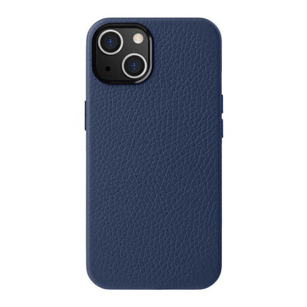 melkco Litchi Texture Genuine Leather Phone Case with Metal Lens Frame, For iPhone 15 Pro Max, For iPhone 15 Pro, For iPhone 15, For iPhone 14