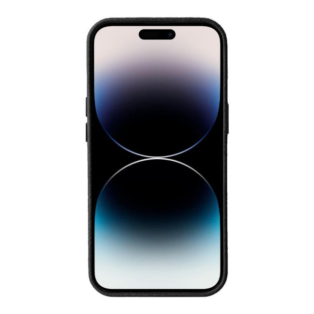 melkco Litchi Texture Genuine Leather Phone Case with Metal Lens Frame, For iPhone 14 Pro, For iPhone 14 Pro Max, For iPhone 13 Pro Max, For iPhone 13 Pro