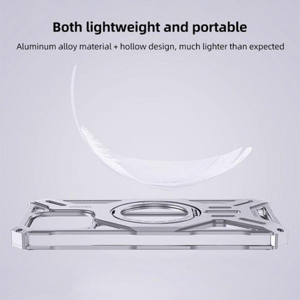 Frameless Aluminum Alloy Magnetic Rotation Holder Phone Case, For iPhone 15 Pro Max, For iPhone 15 Pro, For iPhone 15 Plus, For iPhone 15