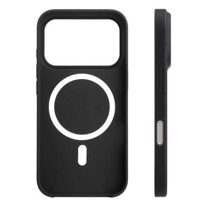 melkco Litchi Texture Magnetic Full Coverage Genuine Leather Hybrid PC Phone Case, For iPhone 17 Pro Max, For iPhone 17 Pro, For iPhone Air