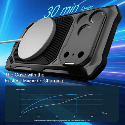 Metal Armor Construction IP65 Waterproof Magnetic Phone Case, For iPhone 17 Pro Max, For iPhone 17 Pro, For iPhone 17, For iPhone Air