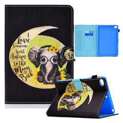 Colored Drawing Horizontal Flip Leather Case with Holder & Card Slots & Sleep / Wake-up Function, For iPad mini 5 / 4 / 3 / 2 / 1, For iPad 10.2 2021 / 2020 / 2019 / iPad Air 10.5 (2019), For iPad Pro 11 inch (2020) / (2018) / iPad Air 4 10.9 inch (2020)