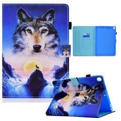 Colored Drawing Horizontal Flip Leather Case with Holder & Card Slots & Sleep / Wake-up Function, For iPad mini 5 / 4 / 3 / 2 / 1, For iPad 10.2 2021 / 2020 / 2019 / iPad Air 10.5 (2019), For iPad Pro 11 inch (2020) / (2018) / iPad Air 4 10.9 inch (2020)