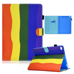 Colored Drawing Horizontal Flip Leather Case with Holder & Card Slots & Sleep / Wake-up Function, For iPad mini 5 / 4 / 3 / 2 / 1, For iPad 10.2 2021 / 2020 / 2019 / iPad Air 10.5 (2019), For iPad Pro 11 inch (2020) / (2018) / iPad Air 4 10.9 inch (2020)