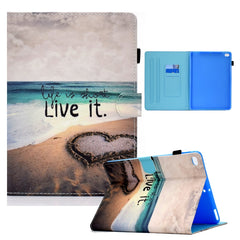 Colored Drawing Horizontal Flip Leather Case with Holder & Card Slots & Sleep / Wake-up Function, For iPad mini 5 / 4 / 3 / 2 / 1, For iPad 10.2 2021 / 2020 / 2019 / iPad Air 10.5 (2019), For iPad Pro 11 inch (2020) / (2018) / iPad Air 4 10.9 inch (2020)