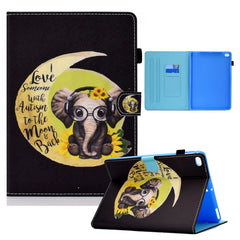 Colored Drawing Horizontal Flip Leather Case with Holder & Card Slots & Sleep / Wake-up Function, For iPad mini 5 / 4 / 3 / 2 / 1, For iPad 10.2 2021 / 2020 / 2019 / iPad Air 10.5 (2019), For iPad Pro 11 inch (2020) / (2018) / iPad Air 4 10.9 inch (2020)