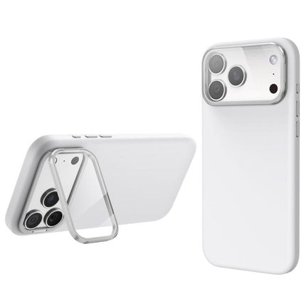 Liquid Silicone Magnetic Shockproof Phone Case with Lens Cover Kickstand, For iPhone 17 Pro Max, For iPhone 17 Pro, For iPhone 17, For iPhone 16 Pro Max