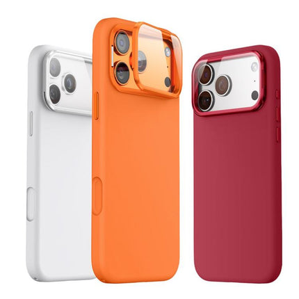 Liquid Silicone Magnetic Shockproof Phone Case with Lens Cover Kickstand, For iPhone 17 Pro Max, For iPhone 17 Pro, For iPhone 17, For iPhone 16 Pro Max