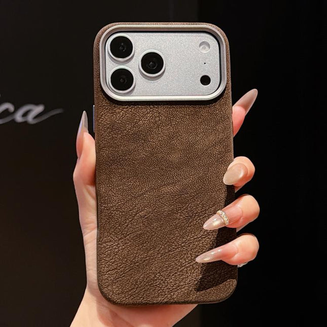 Solid Color Full Coverage Leather Magnetic Phone Case, For iPhone 17 Pro Max, For iPhone 17 Pro, For iPhone 16 Pro Max, For iPhone 16 Pro