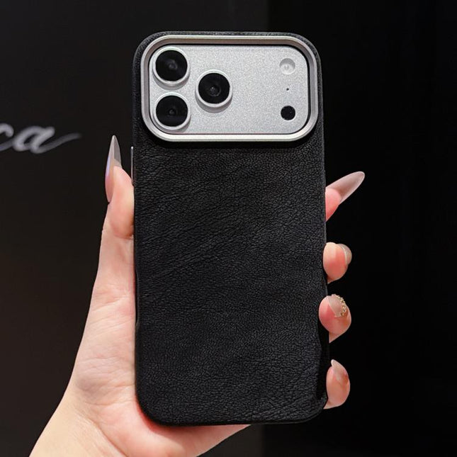 Solid Color Full Coverage Leather Magnetic Phone Case, For iPhone 17 Pro Max, For iPhone 17 Pro, For iPhone 16 Pro Max, For iPhone 16 Pro
