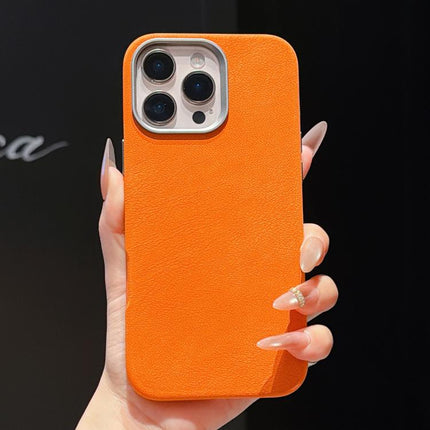 Solid Color Full Coverage Leather Magnetic Phone Case, For iPhone 15 Pro Max, For iPhone 15 Pro