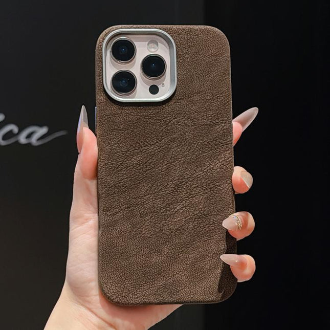 Solid Color Full Coverage Leather Magnetic Phone Case, For iPhone 15 Pro Max, For iPhone 15 Pro