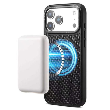 Denior A26 Genuine Leather Woven Texture Magnetic Phone Case, For iPhone 17 Pro Max, For iPhone 17 Pro, For iPhone 16 Pro Max, For iPhone 16 Pro, For iPhone 15 Pro Max, For iPhone 15 Pro