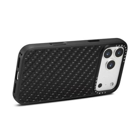 Denior A26 Genuine Leather Woven Texture Magnetic Phone Case, For iPhone 17 Pro Max, For iPhone 17 Pro, For iPhone 16 Pro Max, For iPhone 16 Pro, For iPhone 15 Pro Max, For iPhone 15 Pro
