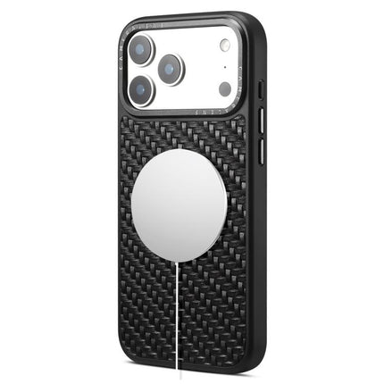 Denior A26 Genuine Leather Woven Texture Magnetic Phone Case, For iPhone 17 Pro Max, For iPhone 17 Pro, For iPhone 16 Pro Max, For iPhone 16 Pro, For iPhone 15 Pro Max, For iPhone 15 Pro