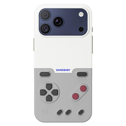 BitmoLab GAMEBABY Retro Handheld Game Console Design Phone Case, For iPhone 17 Pro Max, For iPhone 17 Pro, For iPhone 17, For iPhone 16 Pro Max, For iPhone 15 Pro Max