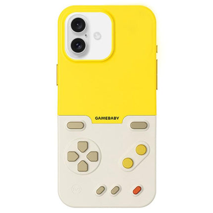 BitmoLab GAMEBABY Retro Handheld Game Console Design Phone Case, For iPhone 17 Pro Max, For iPhone 17 Pro, For iPhone 17, For iPhone 16 Pro Max, For iPhone 15 Pro Max