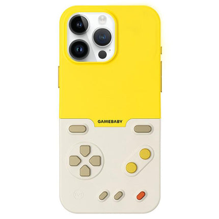 BitmoLab GAMEBABY Retro Handheld Game Console Design Phone Case, For iPhone 17 Pro Max, For iPhone 17 Pro, For iPhone 17, For iPhone 16 Pro Max, For iPhone 15 Pro Max