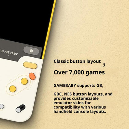 BitmoLab GAMEBABY Retro Handheld Game Console Design Phone Case, For iPhone 17 Pro Max, For iPhone 17 Pro, For iPhone 17, For iPhone 16 Pro Max, For iPhone 15 Pro Max