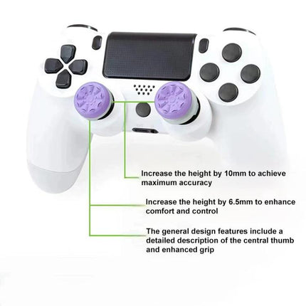 XDcase 2pcs Joystick Thumbstick Extender Anti-Slip Cap for PS4 / PS5 / Xbox 360 / Xbox Series X/S