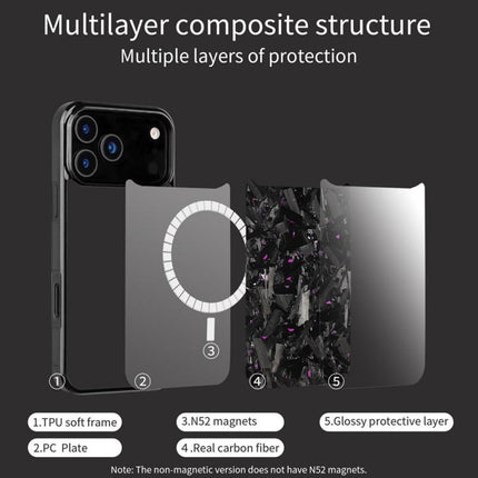Carbon Fibre PC + TPU Magnetic Phone Case, For iPhone 15, For iPhone 14 Plus, For iPhone 14