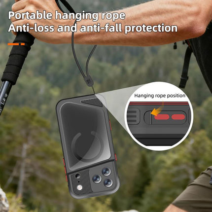 RedPepper GTM Series IP68 Waterproof Magnetic Diving Phone Case, For iPhone 17 Pro Max, For iPhone 17 Pro, For iPhone 17, For iPhone Air